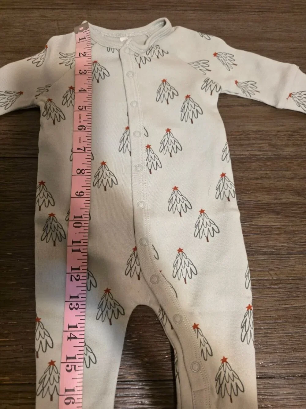 Rylee + Cru Christmas Tree Henley Jumpsuit NWT Baby 0-3M Holiday
